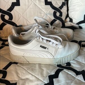 Puma White Athletic Shoes